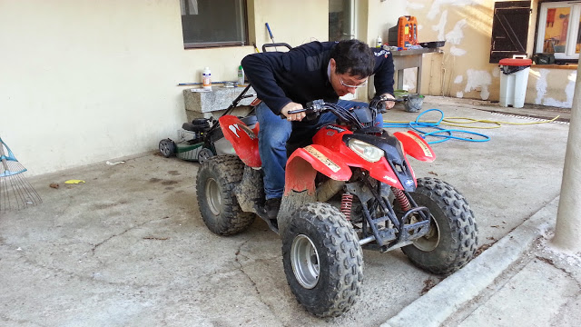 Philippe préfère 4 roues !! 