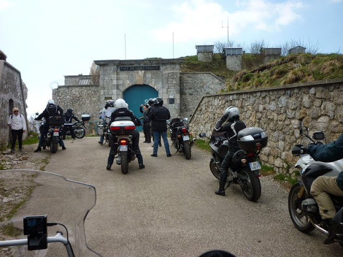 Arrêt au fort de St Eynard
